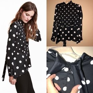 h&m polka dot shirt